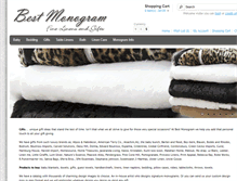 Tablet Screenshot of bestmonogram.com